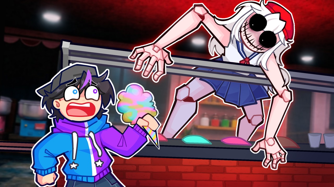 ABRÍ UNA TIENDA DE DULCES A MEDIA NOCHE | Cotton Candy Shop roblox