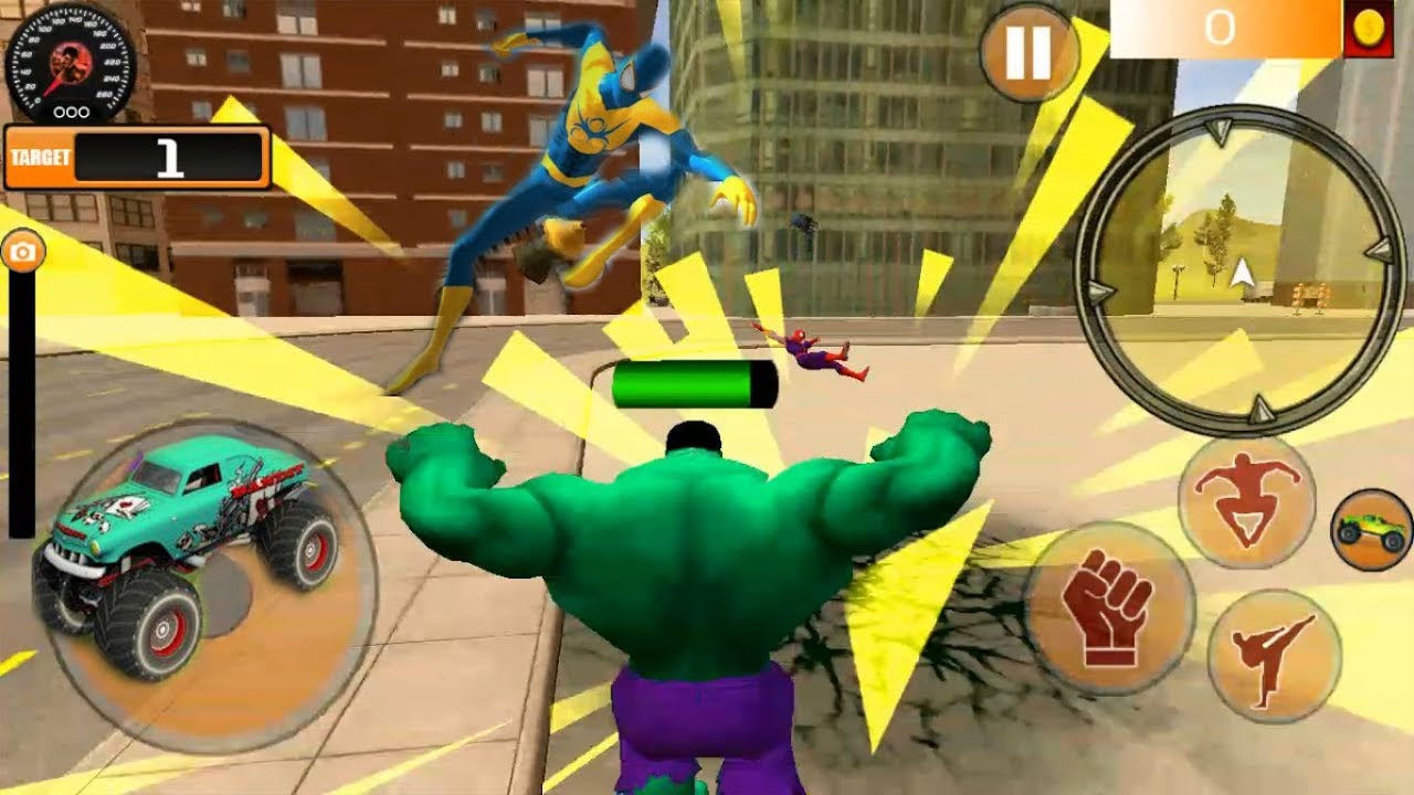 Super Monster Hero City Battle (by Rebel Game) - Monster Hero Vs Superheroes | Android GamePlay