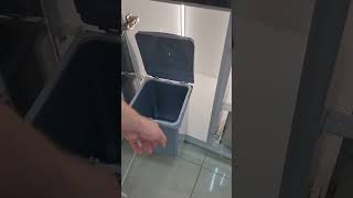 Відро для сміття на кухню Leo 13л сіре Muller