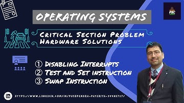 Lecture 27: Hardware based Solutions of Critical Section Problem || Process Synchronization