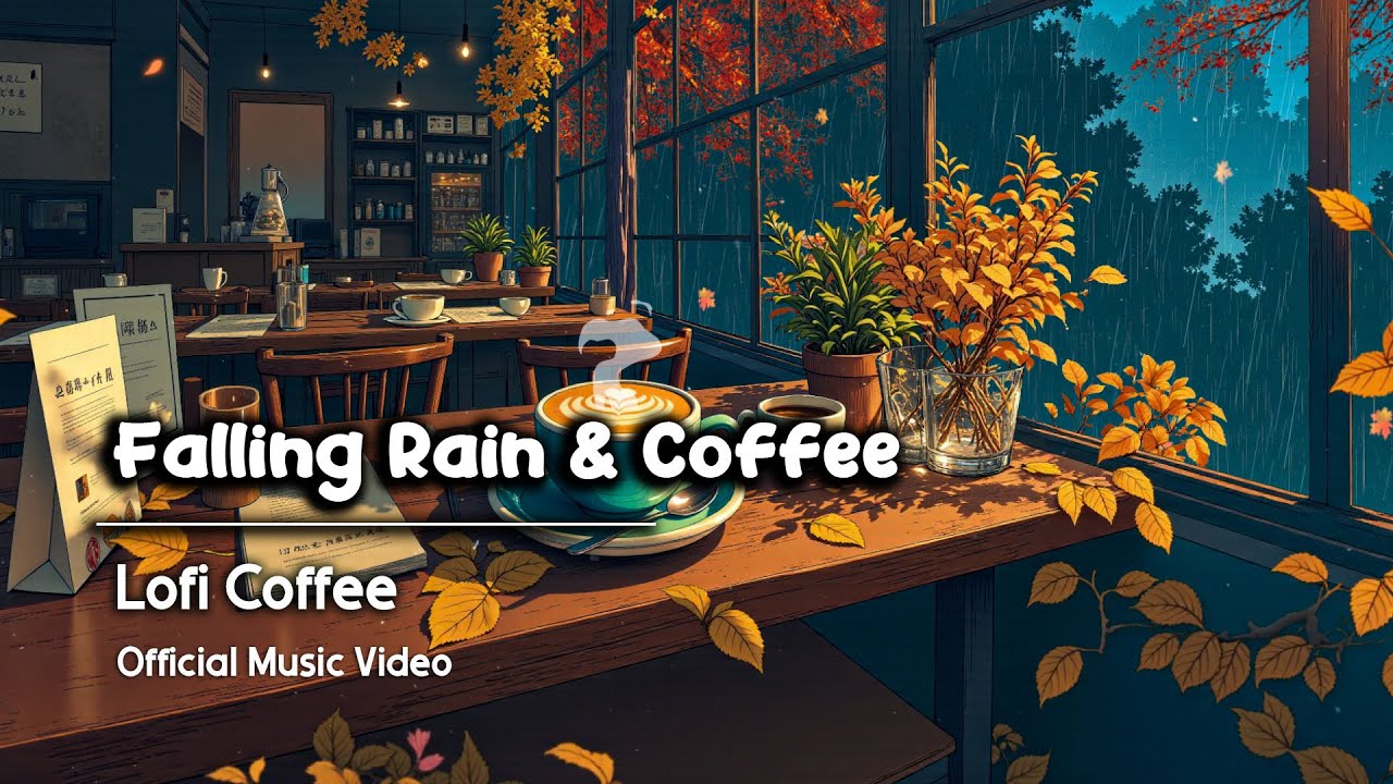 ⁣Falling Rain & Coffee ☕🍂 Lofi Coffee (Official Music Video)