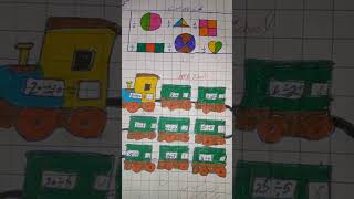 Math Train | Learn Division &amp; Fractions in a Fun Way | HKB School System Chooni #shorts #cutebaby