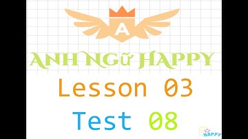 [Lesson 03] Listening TOEIC TEST 08 with HAPPY | Full HD | Transcript and Answer Key