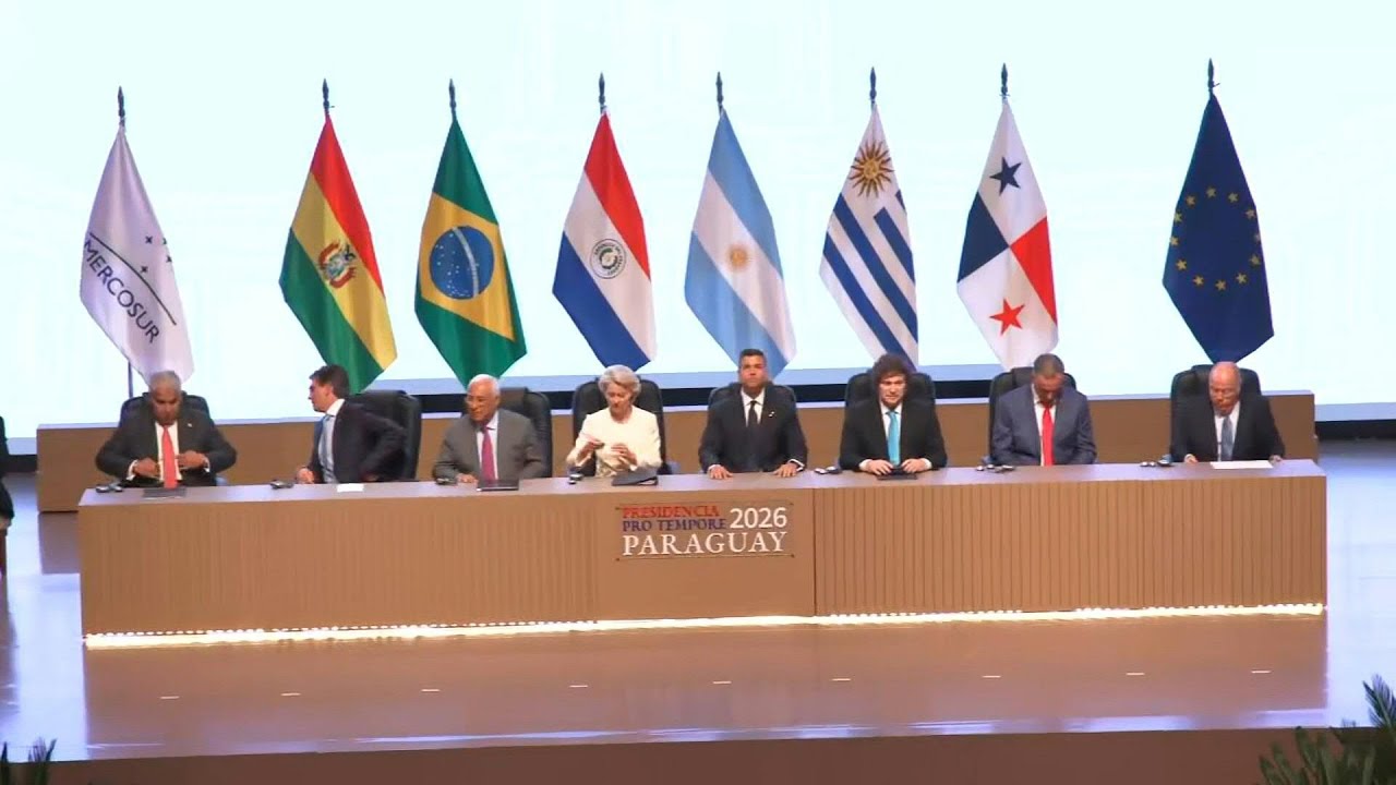 Heads of Mercosur, EU delegations in Asuncion before signing long-awaited trade deal | AFP