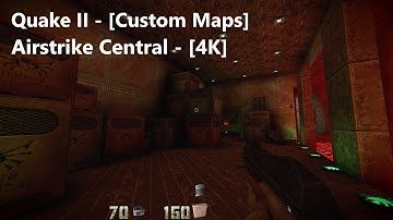 Quake II - Map: #009 - Airstrike Central - [4K] - [100% Secret]