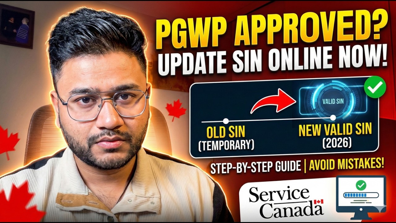 Sin Number Paper.pdf How to Update SIN Number After PGWP in 2026 | Full Online Process ...
