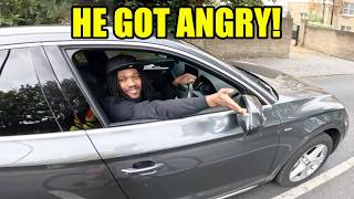 Cyclist Swears at Driver... Then Things Escalate