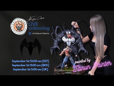 【marvel】ヴェノム オブジェ 1/4 scale Venom Transformation (Prototype) [Live Unboxing