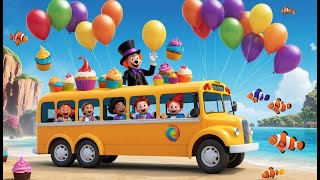 Voroom Voroom! The Busy Bus Bash | Fun Bus Song for Kids | School Bus Adventure Nursery Rhyme