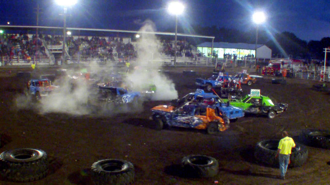 2017 Mobridge Demolition Derby A Main YouTube