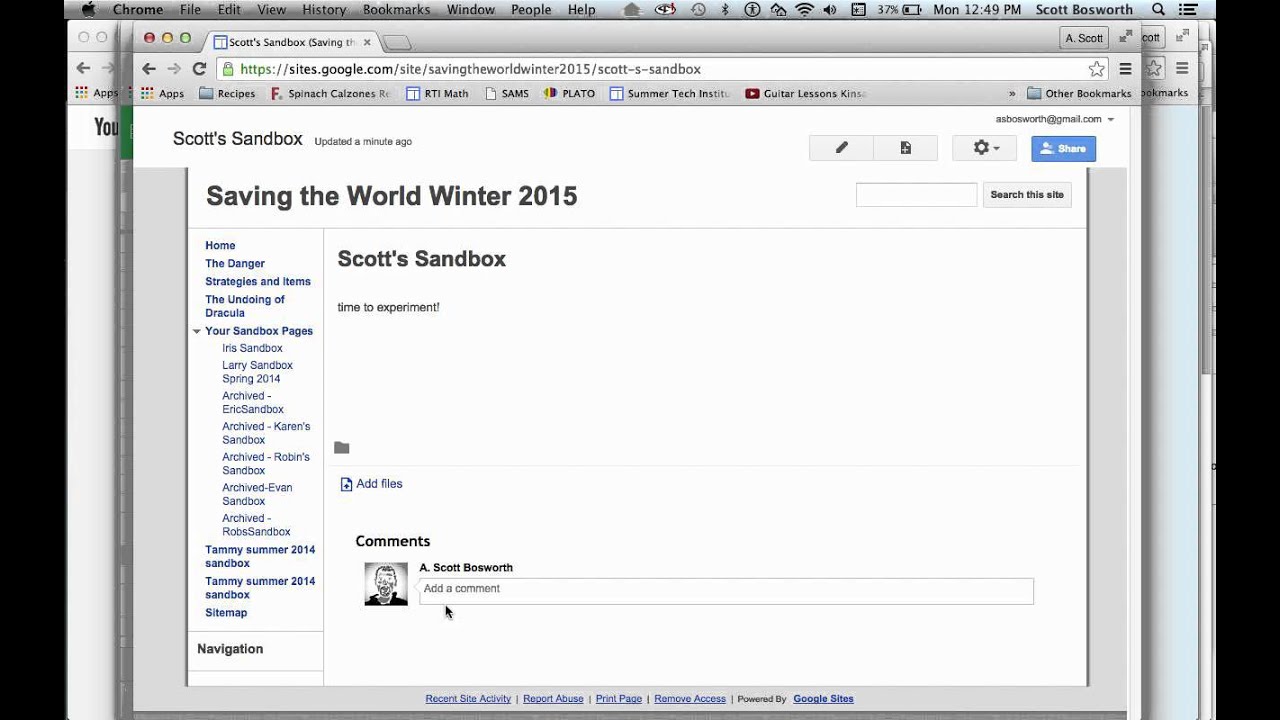 Edit Your Navigation Bar Google Sites