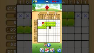 Nono Crossing Picture Nonogram level 58