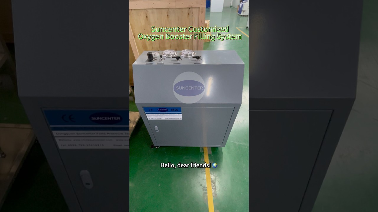 Suncenter customized Oxygen Booster Filling Systems with tank  