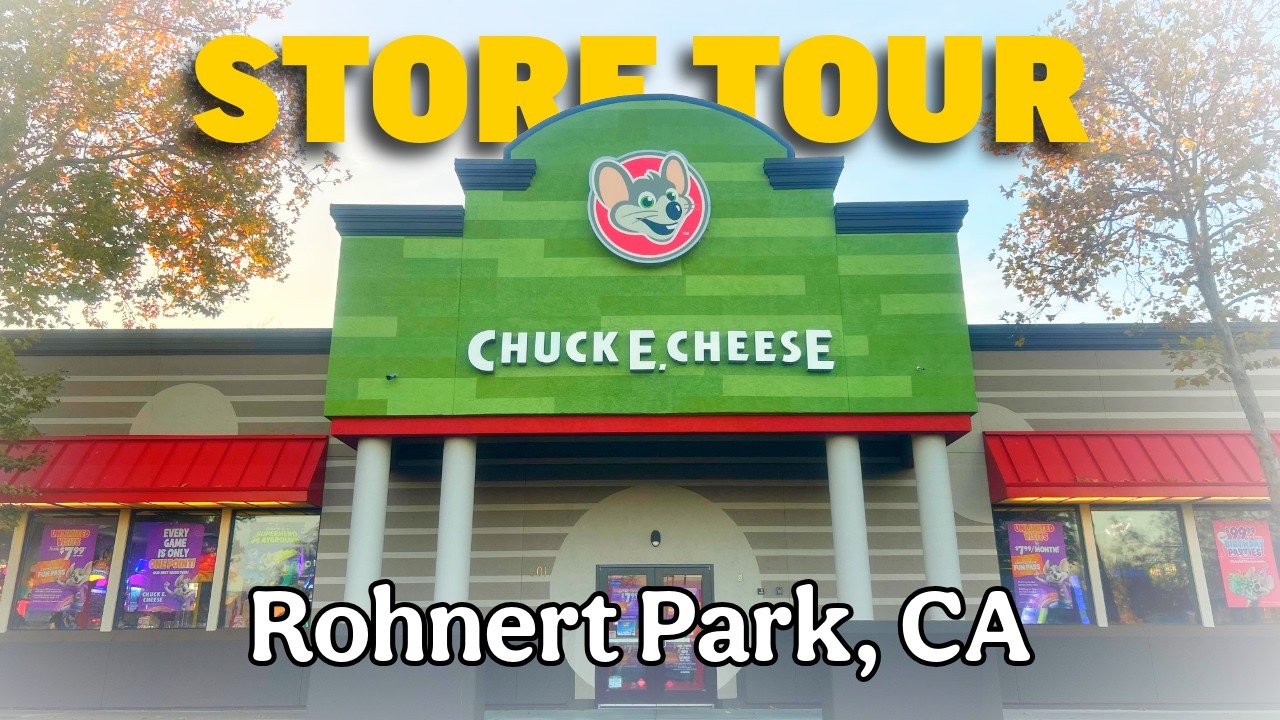 Chuck E. Cheese Rohnert Park, California Store Tour