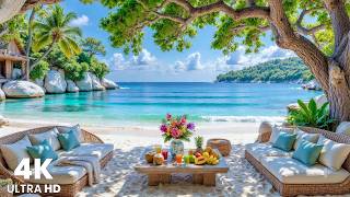 Relax in a Hidden Beach - Summer Beach Ambience with Soft Piano Music, Gentle Waves & Nature Sounds screenshot 4