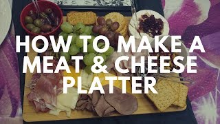 How to make an Affordable Meat & Cheese Platter || A Purpose Driven Wife