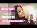 Protect your Event Planning Business with Pricing Policies!!