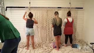 Macrame Timelapse Video  6HEAD, The Rocks, Sydney, Australia, By Design Partnership Australia