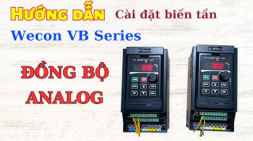 Hướng dẫn cài đặt tính năng đồng bộ analog trên biến tần Wecon VB Series