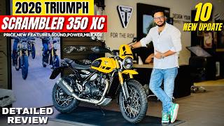 2026 New Triumph Scrambler 350XC With New Update | New Price | Features | Mileage😱Better Than Hunter