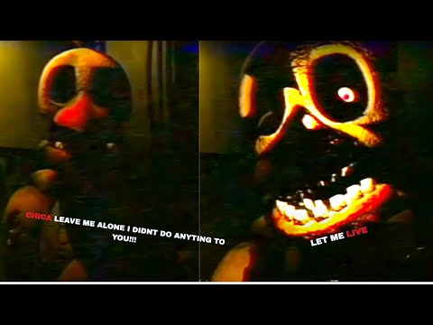 CHICA GOT TO CLOSE FOR CONFORT I FNAF VHS reaction