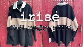 irise' BAG rugby shirt ビッグラガーシャツ