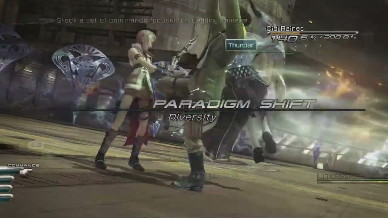 Cid Raines Boss Fight | Final Fantasy 13