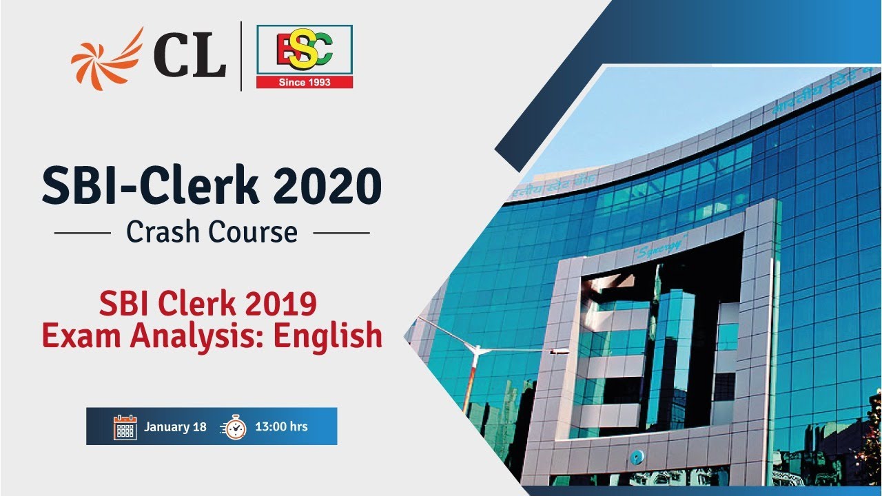 SBI Clerk 2020 Crash Course | BSC Live | Live Stream | BSC Academy