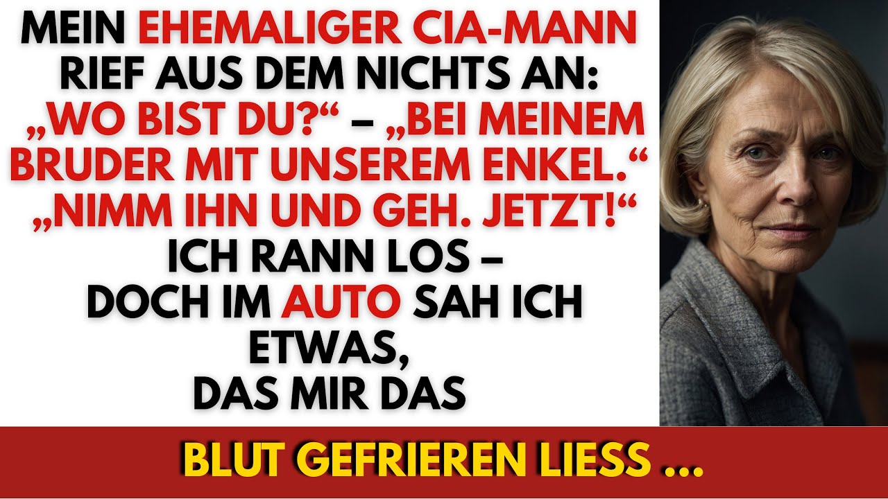 Mein CIA-Mann rief plötzlich an: „Nimm unseren Enkel und verschwinde. Sofort!“