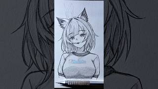 Yani Neko Chainsmoker Cat #drawing #manga #anime #art #howtodraw #tutorial