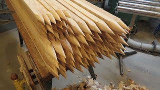 Making A Batch Of Ash Garden Stakes