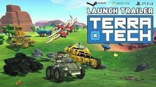 【TerraTech】レゴ風ブロックで最強の乗り物を作って生き残れ！