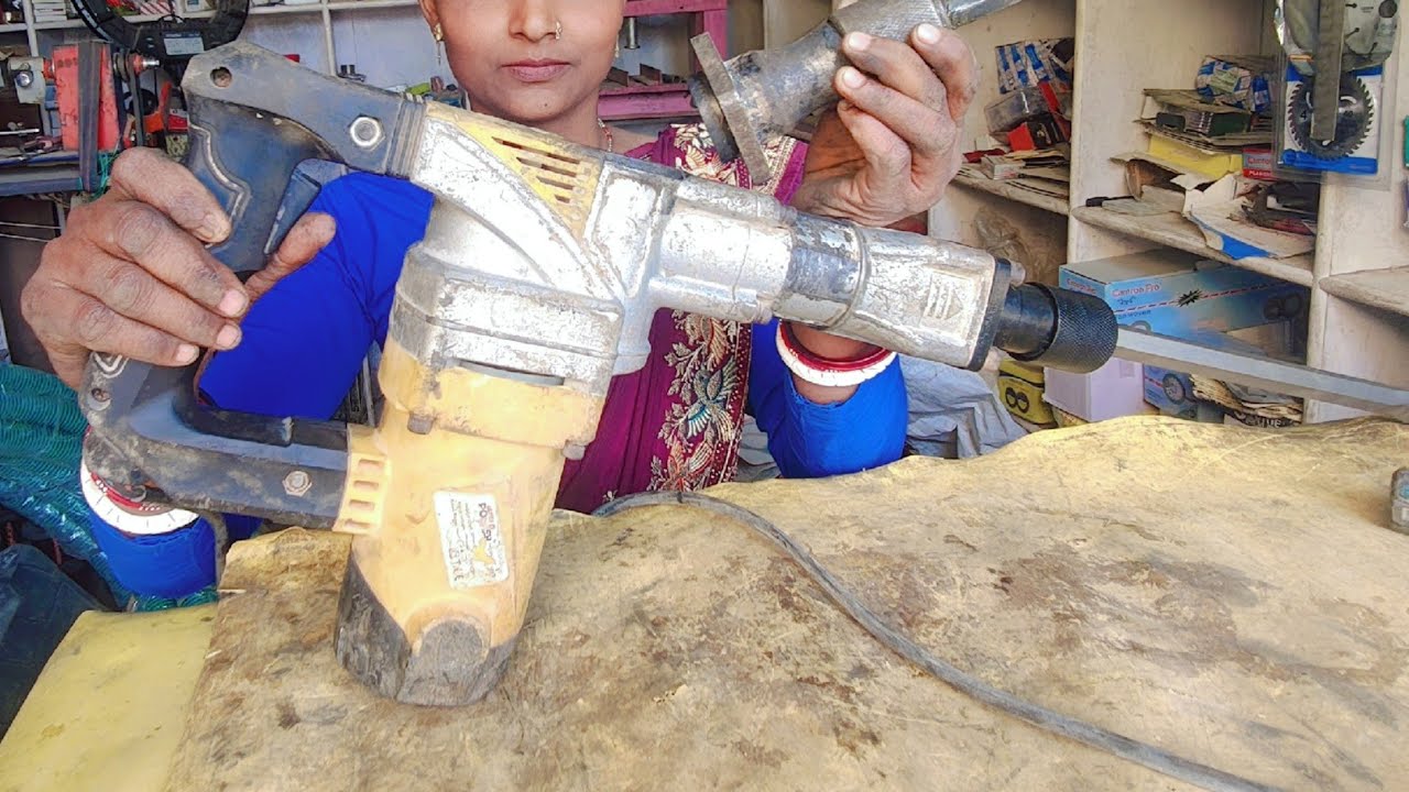 🥺⚡​7kg Breaker Machine Repairing | बीट फंसा हुआ कैसे निकालें? | Demolition Hammer Repair 🔨🏠