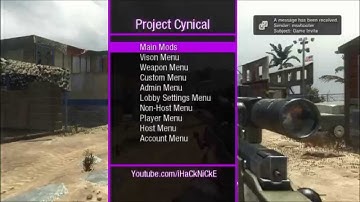 Black Ops 1 | Project Cynical CCAPI Mod Menu | 1.13