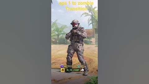 ops 1 to zombie transition in cod mobile #codm #codmobile #callofdutymobile
