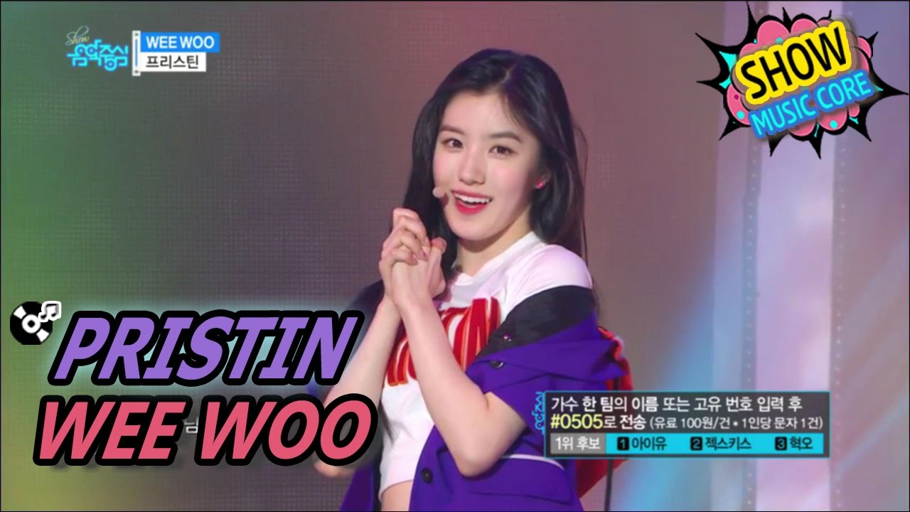 [HOT] PRISTIN - WEE WOO, 프리스틴 - 위우 Show Music core 20170506 - YouTube