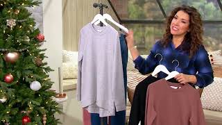 Denim & Co. Comfort Zone Soft Blend French Terry Sweatshirt on QVC screenshot 5
