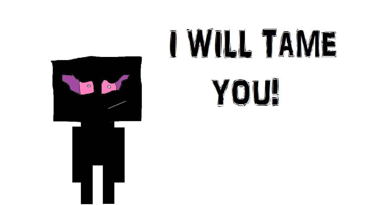 How to tame an enderman YouTube