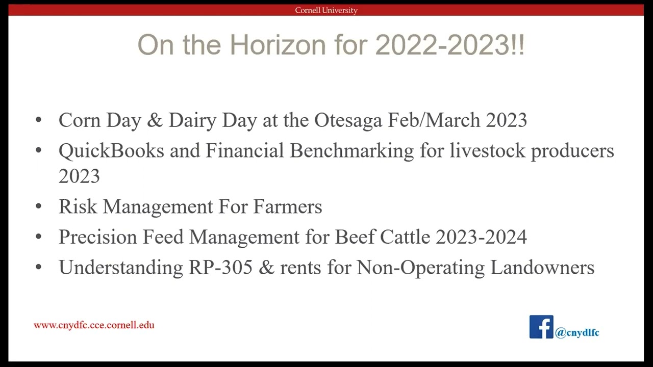 2022 Annual Meeting - CNYDLFC Presentation - Nicole Tommell