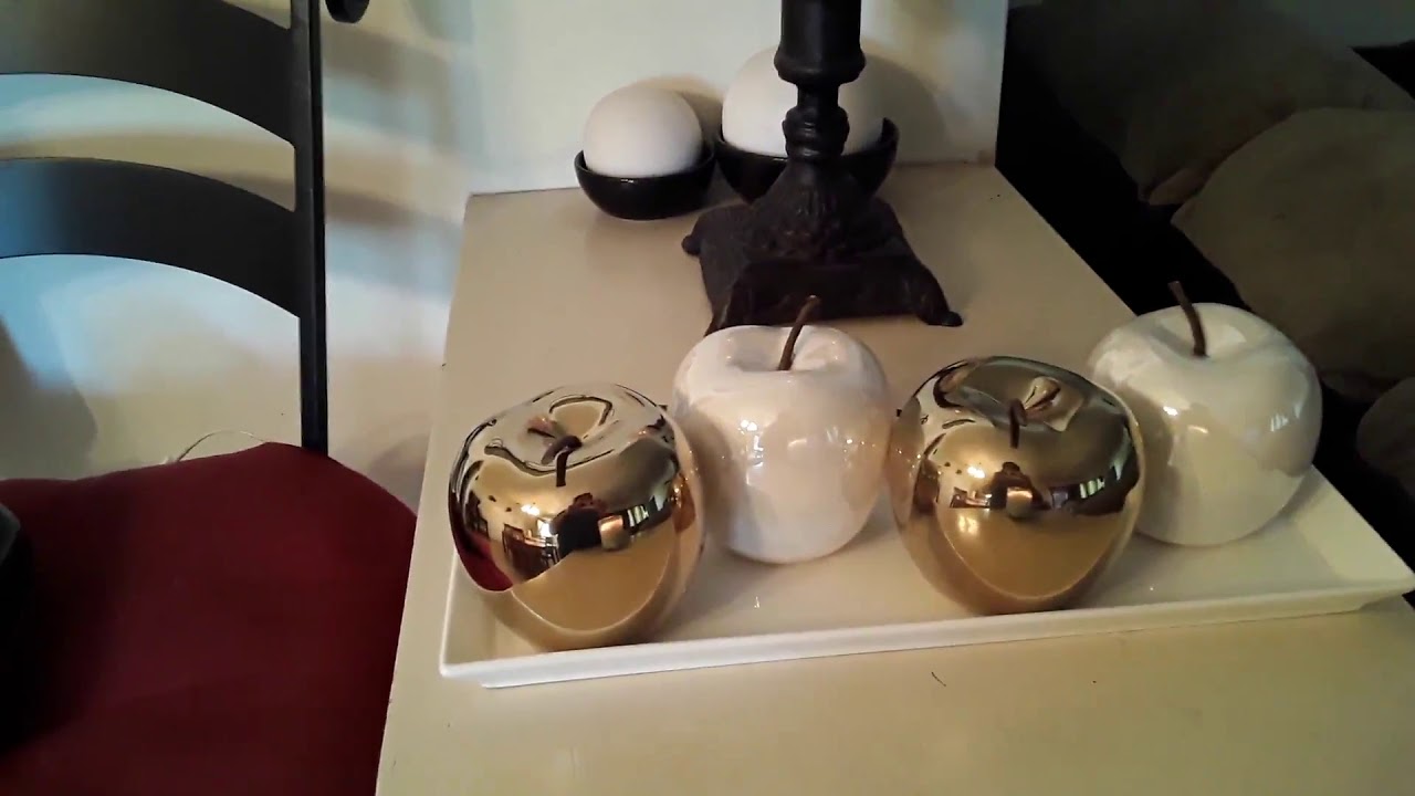 Dollar tree home decor👍ceramic apples🍎🍎🍎 YouTube