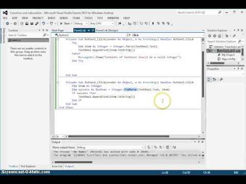 8 TryParse and error handling