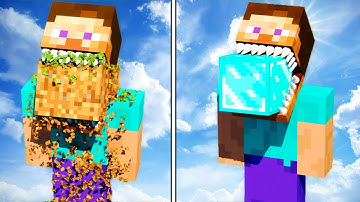 UPGRADING MINECRAFT BLOCKS vs STEVE | Experiments in Teardown