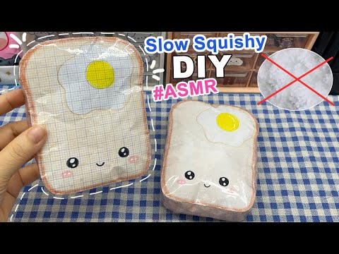 Video [ASMR] Cách làm squishy Lát Bánh Mì chậm tăng bằng... - youtube