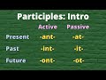Esperanto: Participles (intro)