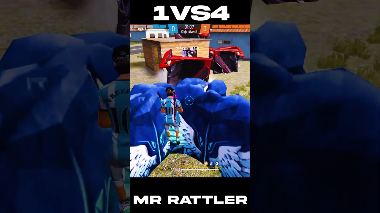 1VS5 🤯UMP GOD OR WOT 🔥🔥😱Rattler hai To Mumkin Hai😳🎯