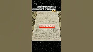 ignou Handwritten assignment//#ignouhandwrittenassignment #assignment23_24 #instagram #shortsviral