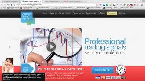 video report for quantum binary signals