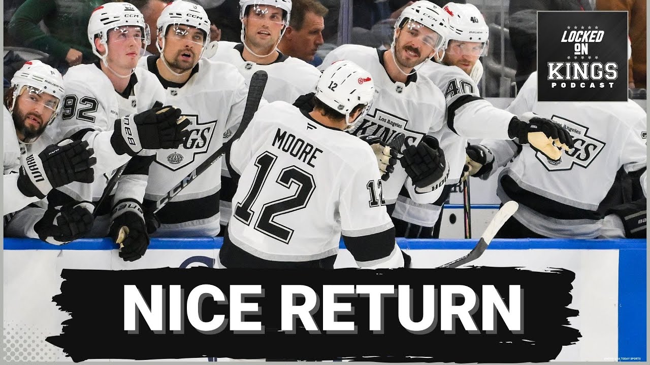 Trevor Moore returns to help the LA Kings start a 6 game road trip