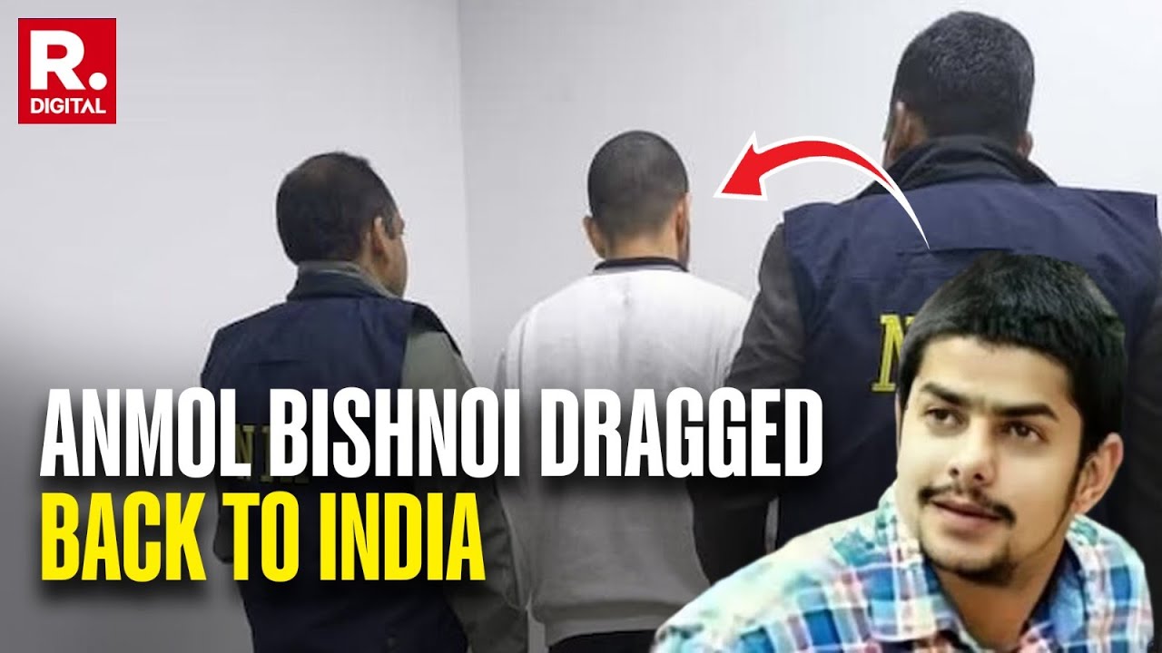 BREAKING: Anmol Bishnoi Dragged Back, NIA Takes Custody After US Deportation | Lawrence’s Brother