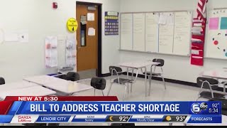 Bill to address teacher shortage
